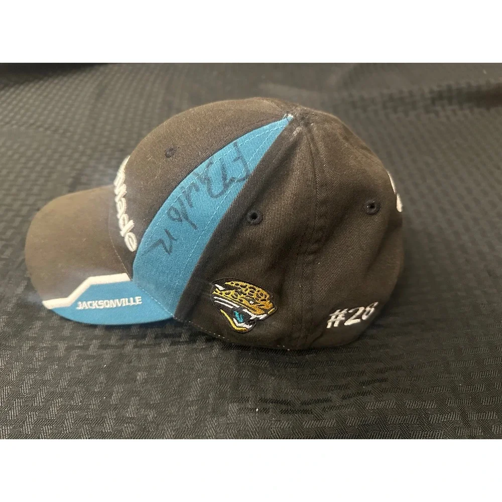 TaylorMade Jax Jaguars Signed Hat Fred Taylor Autograph #28 #21 Y2K NFL Golf Cap